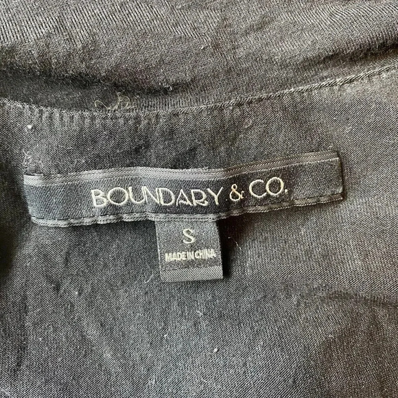 VTG Y2K Boundary&Co Women’s S Colorful Patchwork Geometric Black Goth Maxi Dress - Picture 5 of 14